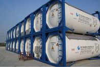 Liquid Nitrogen Storage ISO Tank Container 0.41 Bar External Pressure -40℃ -130℃